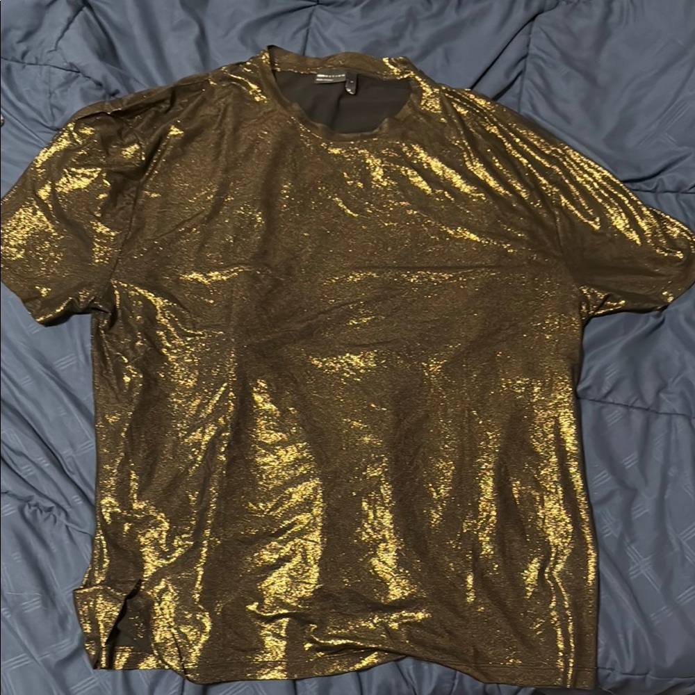 ASOS Gold Short Sleeve Tee